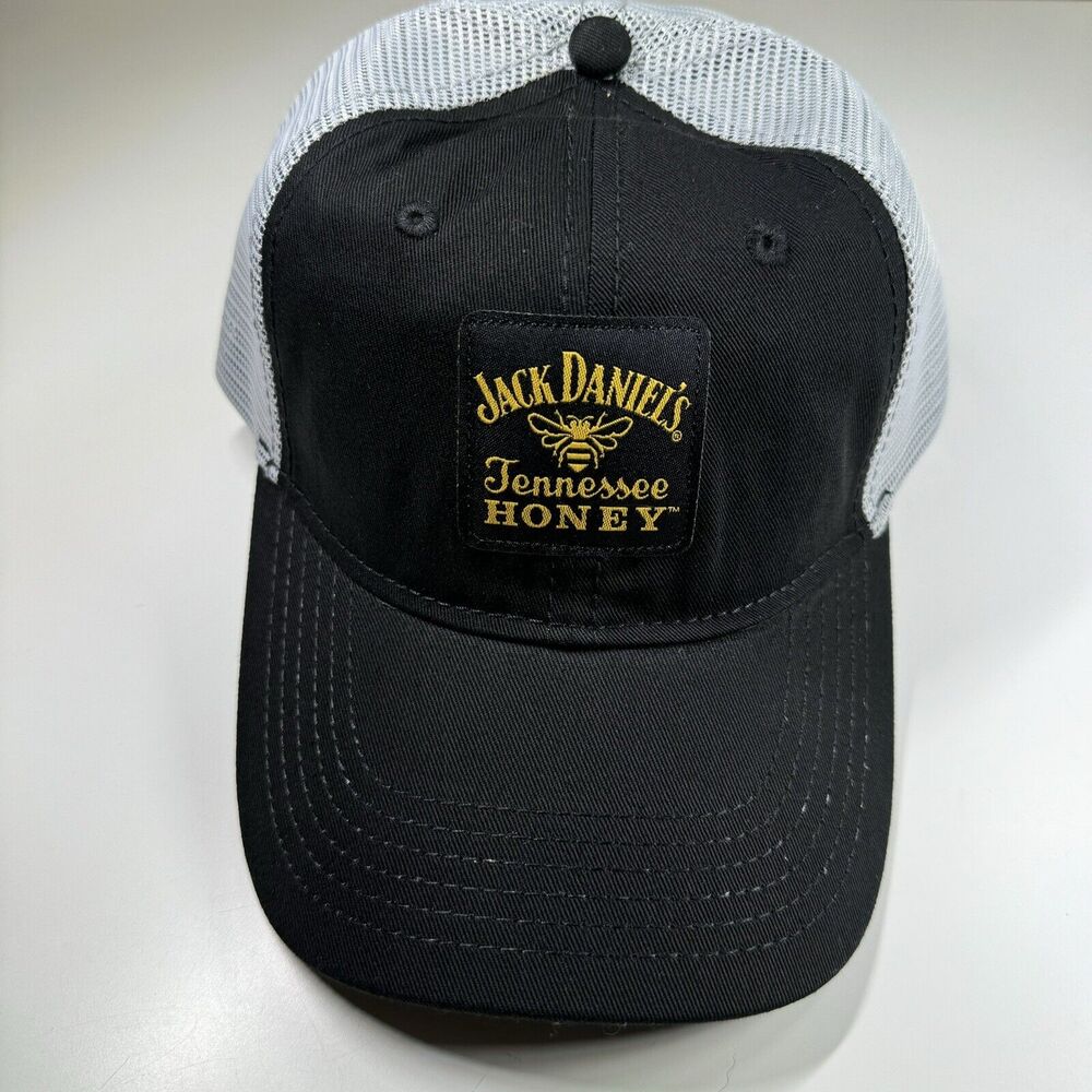 JACK DANIELS Baseball Hat Tennessee Honey Snapback Trucker Mesh Adjustable NEW